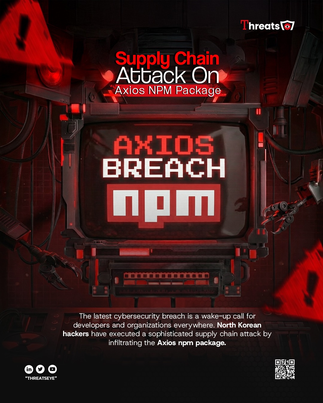 North Korean Supply Chain Attack on Axios NPM Package